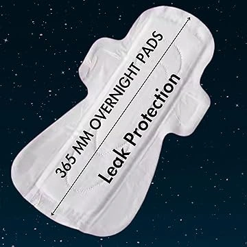 Genie BioSynQ Sanitary Pads | 3XL Overnight | 21 Pads | Ultra-Comfort & Eco-Friendly | Rash-Free & Leakage-Free - Image 2