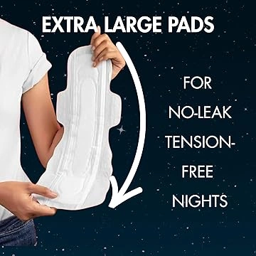 Genie BioSynQ Sanitary Pads | 3XL Overnight | 21 Pads | Ultra-Comfort & Eco-Friendly | Rash-Free & Leakage-Free - Image 4