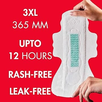 Genie BioSynQ Sanitary Pads | 3XL Overnight | 21 Pads | Ultra-Comfort & Eco-Friendly | Rash-Free & Leakage-Free - Image 7