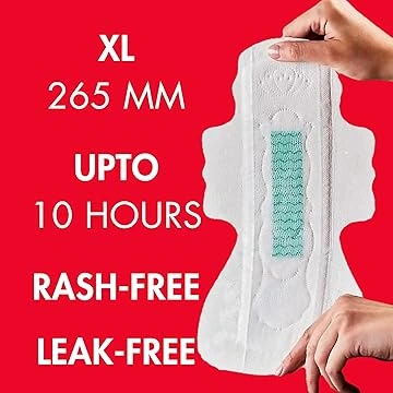 Genie BioSynQ Sanitary Pads | XL | 24 Pads | Ultra-Comfort & Eco-Friendly | Rash-Free & Leakage-Free - Image 2