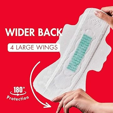 Genie BioSynQ Sanitary Pads | XL | 24 Pads | Ultra-Comfort & Eco-Friendly | Rash-Free & Leakage-Free - Image 3