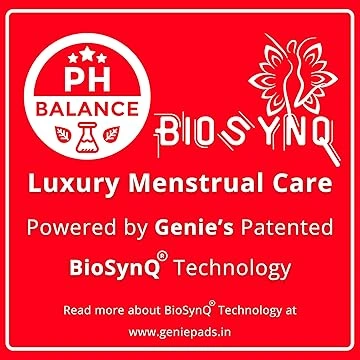 Genie BioSynQ Sanitary Pads | XL | 24 Pads | Ultra-Comfort & Eco-Friendly | Rash-Free & Leakage-Free - Image 6